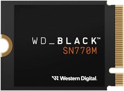 WD_BLACK 1TB SN770M M.2 2230 NVMe SSD for Handheld Gaming Devices, Speeds up to 5,150MB/s, TLC 3D NAND, Great for Steam Deck and Microsoft Surface - WDBDNH0010BBK-WRSN