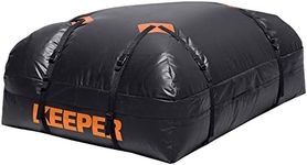 Keeper 15 Cubic Feet Rooftop Cargo Carrier Bag, Weatherproof for Top of Car, for All Vehicles Roof Rack