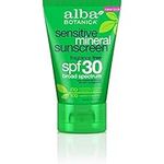 Alba Botanica Of Very Emollient Natural Sunscreen Mineral Protection Fragrance Free Spf 30 - 4 Oz