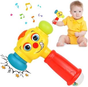 YOLOMOON Baby Toys for 1 Year Old Boys Girls Gifts, Baby Sensory Toys 6-12-18 Months Musical Hammer Toys with Sound & Light, Educational Pounding Toy for Infant Toddlers 1-3 Christmas Birthday Present