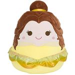 Disney Squishmallows 14-Inch Belle with Sequins - Ultrasoft Stuffed Animal Plush Toy, Official Kellytoy Plush - Amazon Exclusive