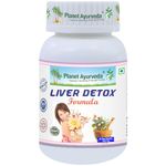 Planet Ayurveda Liver Detox Formula - Natural Liver Detox Supplement, 60 Capsules (Pack of 1)