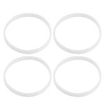 4pcs O-Gasket Rubber Sealing O-Ring Gasket Replacement Part for Juicer Blender, 10cm Rubber Gasket Sealing White O Ring Blender Gasket Replacement Parts