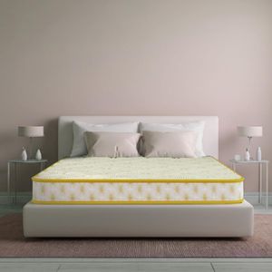 Kurlon OrthoMagic Essential Mattress | Natural Latex | HR Foam | STR8 Coir Pad | Knitted Fabric | Medium Firm Comfort | Spine Support | Anti-Microbial Technology | King | 75x72x5 | 12 Yrs Warranty
