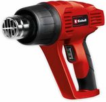 Einhell TH-HA 2000/1 Electric Heat Gun Set | Hot Air Gun With Dual Heat Settings For Paint Stripping, Vinyl Application, Crafts, Resin | Includes 4 x Nozzles, Paint Scrapper,Red