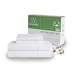 MEISHANG Cotton Sheets Queen Size -
