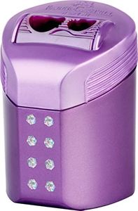 Faber-Castell Double Hole Sharpening box RollOn Sparkle - Assorted Colours