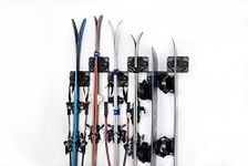 Gravity Grabber - Ultimate Ski + Snowboard Wall Storage Rack | Save Your Rocker, Tips, and Tails | Damage-Free Ski/Snowboard Storage Rack | Fits any Ski or Snowboard | Ski/Board Wall Storage