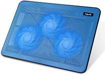 Havit HV-F2056 15.6-17 Inch Laptop Cooler Cooling Pad - Slim Portable USB Powered (3 Fans) (Blue)