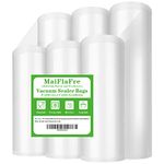 MaiFlaFre 6 Pack 8"x20'(3Rolls) and11"x20' (3Rolls) Food Saver Vacuum Sealer Bags Rolls with BPA Free, Heavy Duty.Vacuum Sealer Bags Rolls Compatible with Any Types Vacuum Sealer