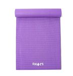 Lions Exercise Yoga Mats, Non Slip 6mm Extra-Thick Home Gym Pilates, Indoor Outdoor Workout Mat with Free Carry Strap, 183 x 61 x 0.6cm, Purple