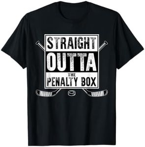 Ice Hockey Player Gift Straight Outta The Penalty Box T-Shirt