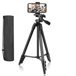 Intexca 55-Inch Lightweight Aluminum Tripod for Travel/Camera/Smartphone with Carry Bag, 6.6LB Maximum Load Capacity