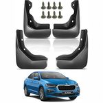 CARIZO® Car Heavy Duty Splash Mud Guards | OE Type Front and Rear Mud Flaps | Pack of 4 | Compatible with Skoda Slavia (2022-2024)