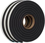 Duck Brand Self Adhesive Foam Weatherstrip Seal for Extra Large Gaps, 3/4-Inch x 1/2-Inch x 10-Feet, 3 Rolls, 284424