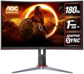 AOC CQ27G2X 27-Inch Curved QHD 1ms 180hz HDR VESA VGA HDMI VA Free-Sync Premium Gaming Monitor