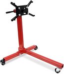 Garvee Rotating Engine Stand, 750LBS Capacity 360 Degree Rotating Head Adjustable Motor Stand with Arms and Caster Wheels, Auto Truck Motor Dolly Mover Jack