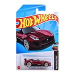 Hot Wheels 1:64 15 Jaguar F Type Project 7 HW Roadsters 3 Years & Above (Wine)