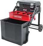 CRAFTSMAN 22-in. Rolling Tool Box with Wheels, Black, Plastic, Lockable (CMST20880)