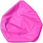 Childrens & Adults Toys Storage Bean Bag,Stuffed Animal Waterproof Storage Bean Bag,Living Room Bean Bags,Chair Slipcover,Chair Cover,No Filling (60 * 70cm, Rose red)