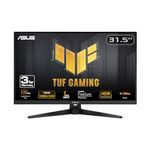 ASUS TUF Gaming 31.5” 1440P HDR Monitor (VG32AQA1A) - QHD (2560 x 1440), 170Hz, 1ms, Extreme Low Motion Blur, FreeSync Premium, DisplayPort, HDMI, HDR-10, Shadow Boost, VESA Wall Mountable