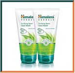 HIMALAYA HERBALS Purifying Neem Face Wash Gel 150g | Natural Moisturising Facial Cleanser | Deeply Cleans Pores and Acne | Oil Control Herbal Facial Wash (Face Wash Gel, 2-Pack SAVER)