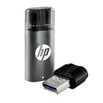 HP OTG 3.2 Flash Drive 256Gb Type C X5600C, Grey & Black, USB