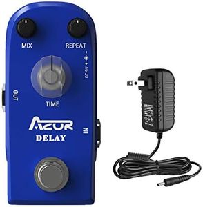AZOR Vintage Analog Delay Guitar Effect Pedal with Power Adapter True Bypass