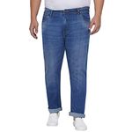 JOHN PRIDE Plus Size Men Regular Fit Strechable Jeans (40) Blue