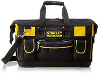 STANLEY FATMAX Open Mouth Rigid Tool Bag with Storage Compartment, Multi-Pockets Storage Organiser, 20 Inch, FMST1-71180