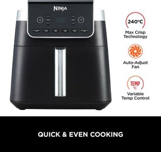 Ninja Air Fryer MAX PRO 6.2L – Digital Rapid Cook, Large Capacity
