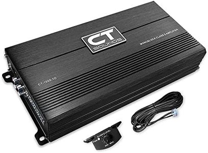 CT Sounds CT-1000.1D Compact Class D Car Audio Monoblock Amplifier, 1000 Watts RMS