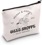 JXGZSO LOTR Movie Inspired Merch Weed Shoppe Zipper Pouch Makeup Bag Gift Fo, WEED SHOPPE Bag