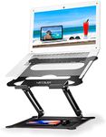 Gadget Wagon Laptop Stand for Table,Ergonomic Laptop Stand,Computer Riser&Multi-Angle Stand with Heat-Vent to Elevate Laptop Holder for Mac,Notebook,Lenovo More10-17 Laptops