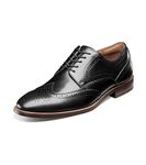 Florsheim Men's Rubano Wingtip Oxford, Black, 6.5 UK