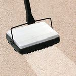 UTIZ Manual Floor and Carpet Sweeper, Lightweight Multi Surface Cleaner with High Level Pickup both Forwards and Backwards