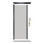 Revelation Retractable Screen Door – Easy Install Mosquito & Insect Screen for Standard Doors, Durable PVC & Aluminum Frame, Strong Mesh, Fits 79-1/4" to 82-1/4" Height, Up to 36" Width (Black)