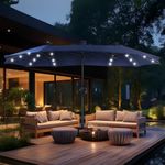 MFSTUDIO 15ft Double Sided Patio Um