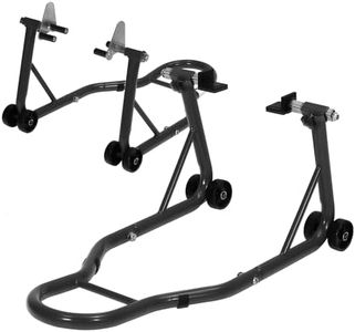 GarveeTech Motorcycle Stand Lift - 900Lbs Front & Rear Combo Universal Motorcycle Stands,Compatible With Sport Bike Most Y amaha H onda K awasaki S uzuki B M W Motorcycles,Black