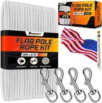 [Upgraded] 5/16” 100Ft Flagpole Rop