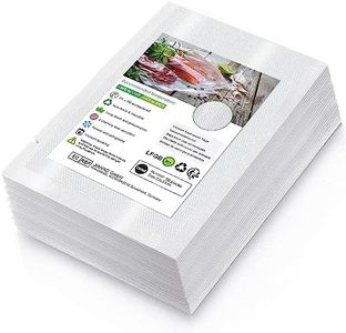 Vacuum Food Sealer Bags 23x33cm 50 Bags Commercial Grade Textured Food Vacuum Sealer Bag Thick Embossed Bags Upgrade Design Pre-Cut Bag BPA Free for Food Storage Sous Vide Cooking