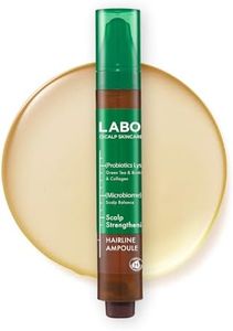 LABO-H Scalp Strengthening Roll-On Serum for Daily Massage and Hair Growth | Vegan Anti-Loss Treatment, Cooling & Soothing Relief with Rosemary Oil, Mineral and Silicone Oil Free, Korean, 0.50 Fl oz.