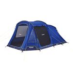 Berghaus Adhara 500 Nightfall Tent for 5 People with Darkened Bedrooms, Separate Living Area, 5 Man, Easy to Pitch, Tunnel, Sewn In Groundsheet, Spacious, Family Camping, Festivals, 6000mm HH, Blue