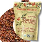 Foothills Naturals Rosehips Organic Cut Seedless - 1 Pound (454 Grams) Premium Quality