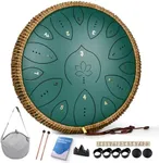 Steel Tongue Drum 13 Inches 15 Note