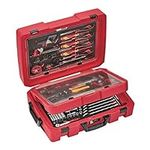 Teng Tools 118 Piece Screwdriver, Plier, Hammer, Socketry & Wrench Service Case Tool Kit - SCE1