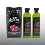 Nyomi Fruit Vinegar Hair Gel Dye Natural Extract Hair Color Dye for Men, Women Both (1000 Ml) Black