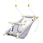 Outsunny Indoor Baby Swing with 2 C