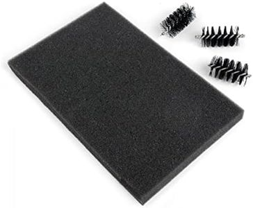 Sizzix 660514 Brosse pour Matrice + Tapis Mousse Gris