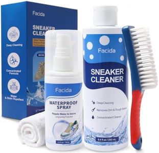 Shoe Cleaner Kit for Sneakers - 8.4 fl oz Sneaker Cleaner, Protector Spray